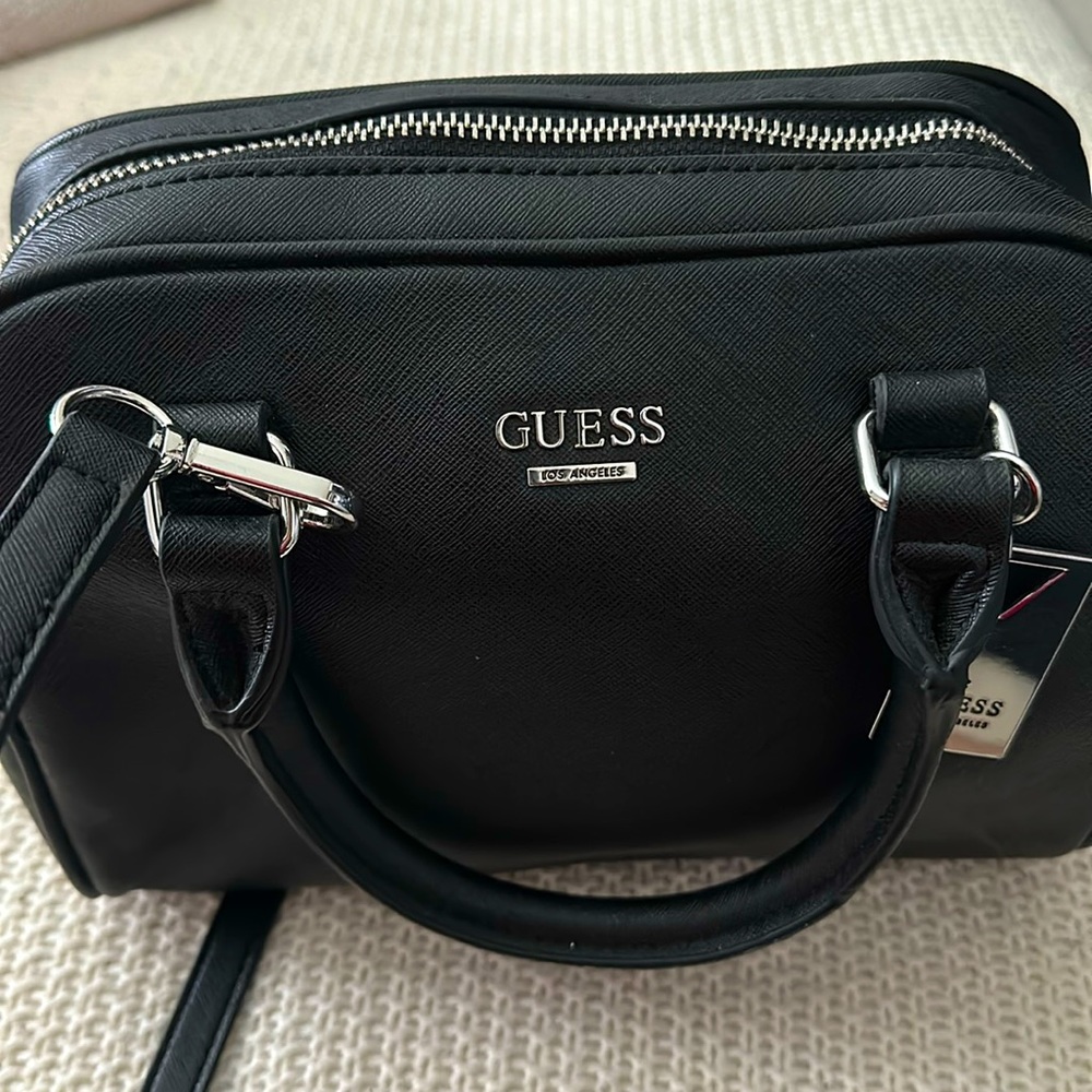 GUESS satchel handbag and crossbody strap